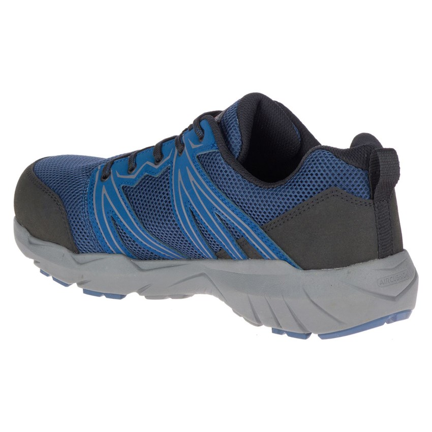 Chaussure de Securite Merrell Fullbench Superlite Alloy Toe Bleu Homme | N.D.TDNO